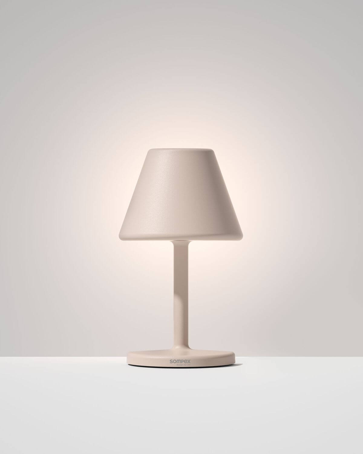 Lampe à poser sans fil Twin beige