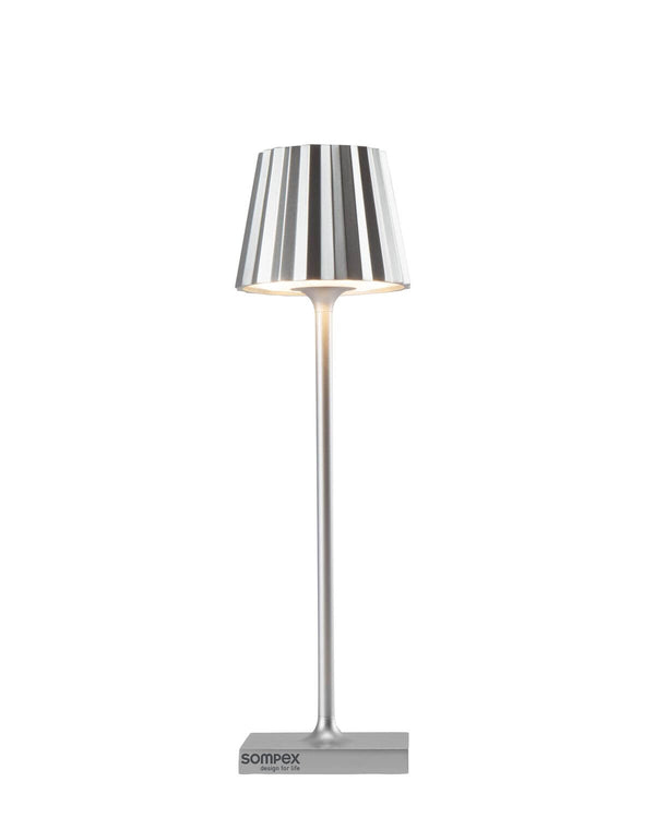 Lampe à poser sans fil Troll Nano argentée