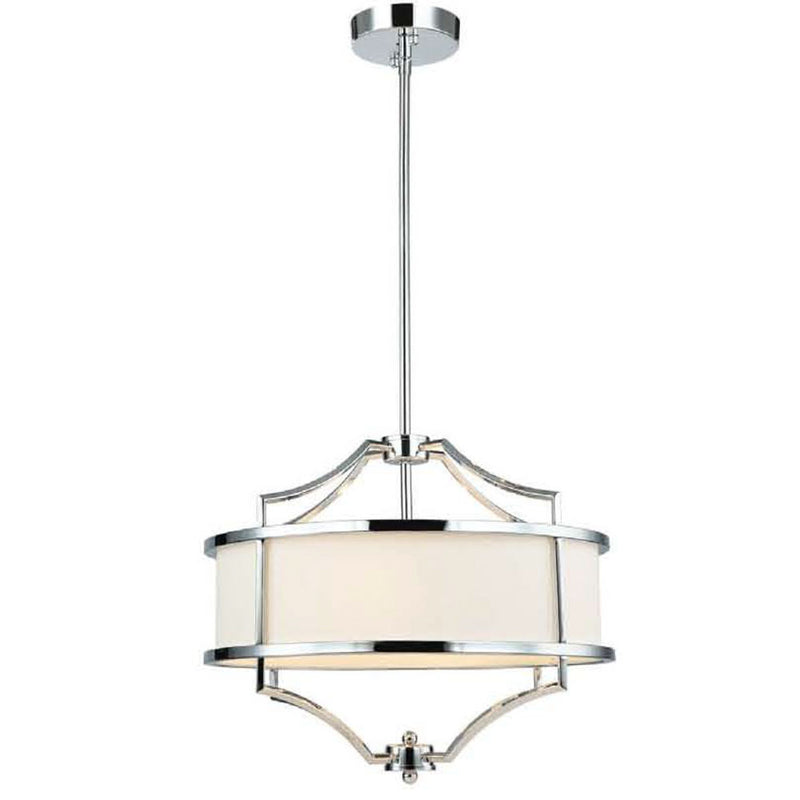 Suspension Stesso S, abat-jour tissu