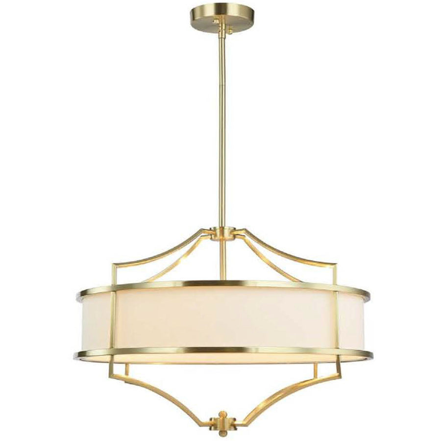 Suspension Stesso M, abat-jour tissu
