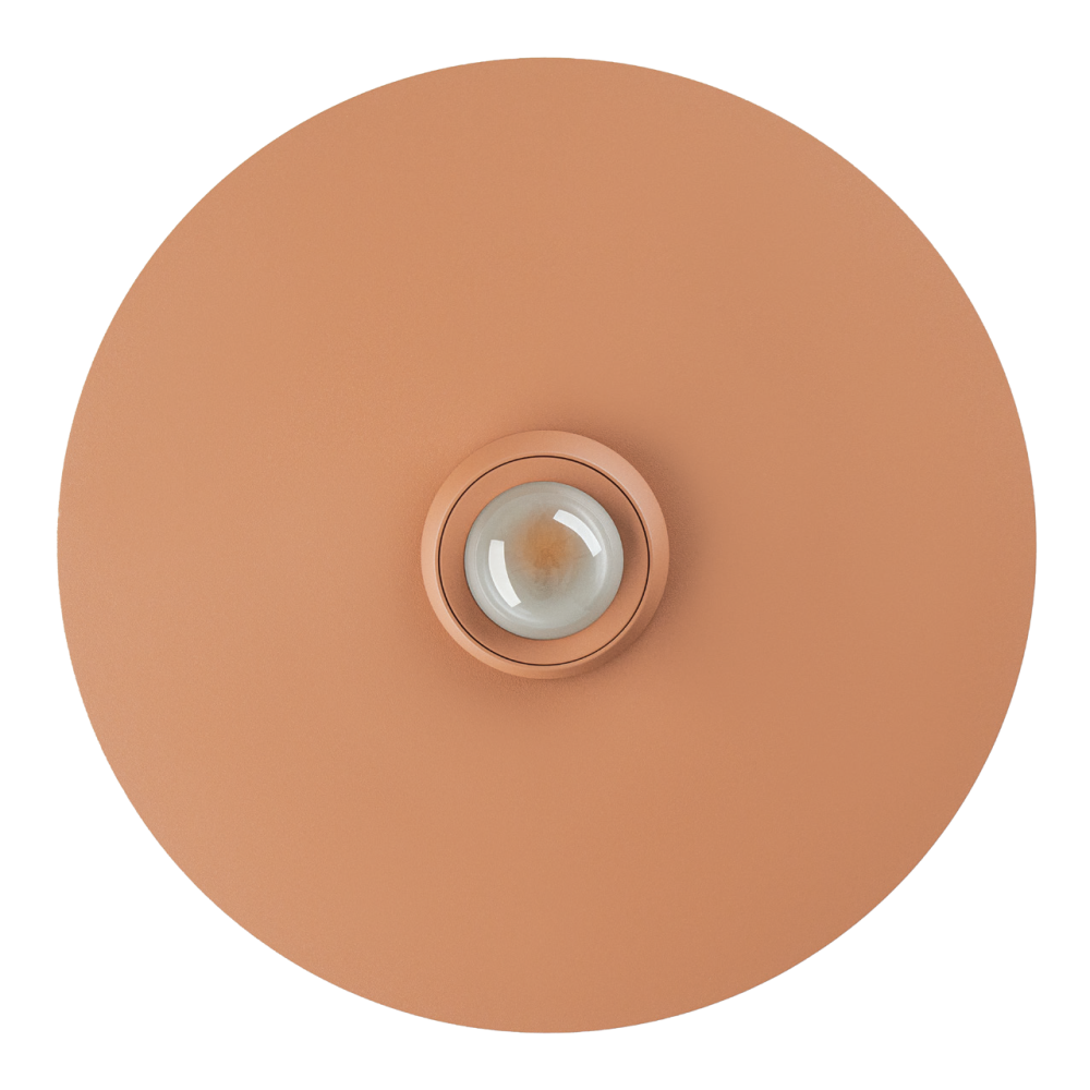 Suspension ZAMBELIS D350 21W Dimmable DESIGN Rouge Brique Sable 2586