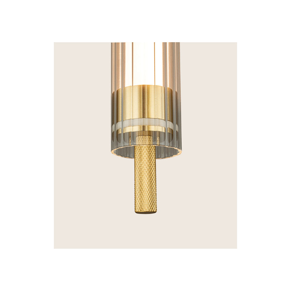 Suspension ZAMBELIS D40 20W Dimmable DESIGN Or Brosse 25168