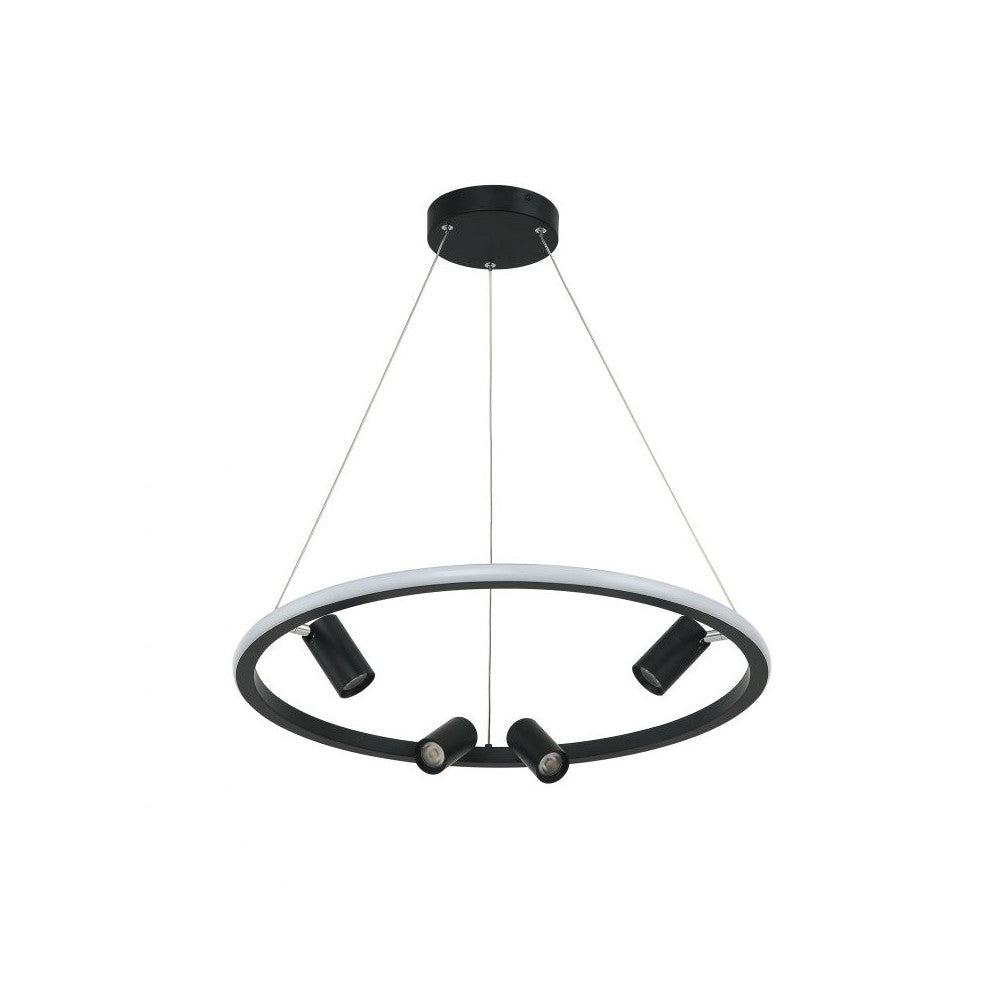 Suspension ZAMBELIS D600 52W DESIGN Noir Mat FS