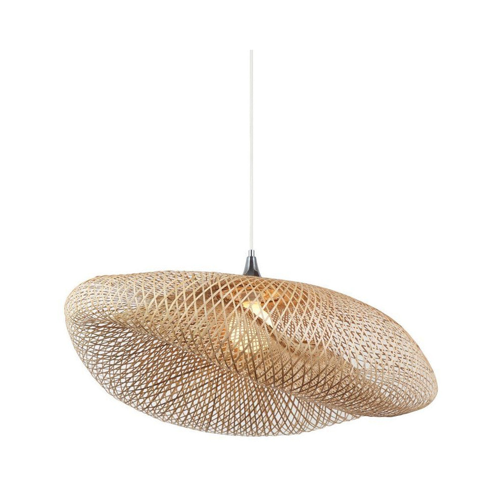 Suspension ZAMBELIS E27 DESIGN Bambou Sans Source 19103
