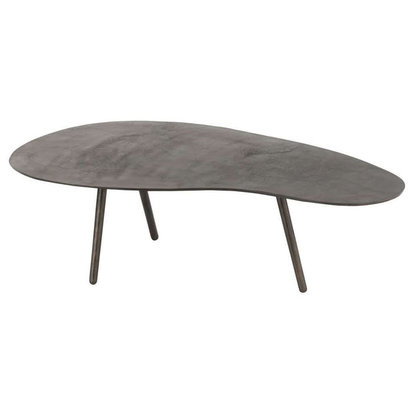 Couchtisch Aluminium Eisen Schwarz Großes Modell