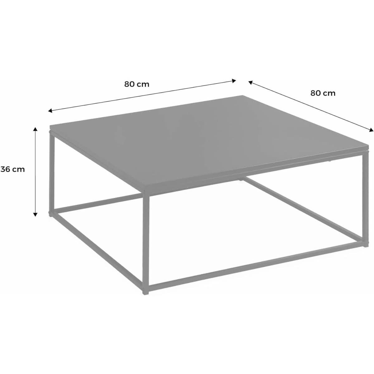 Table Basse Métal Noir | Lysine - Designix Table Basse