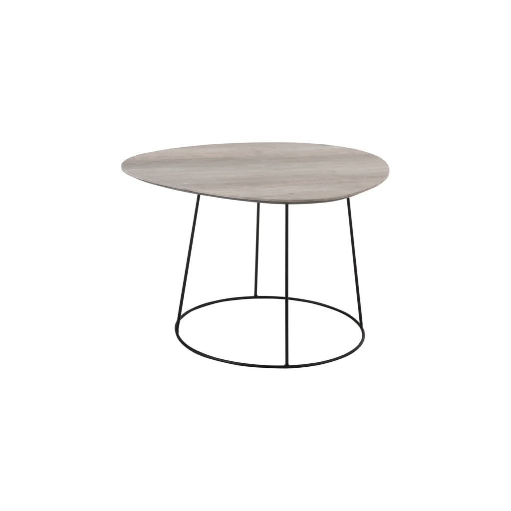 Table Basse Ovale Noir Petit - Designix