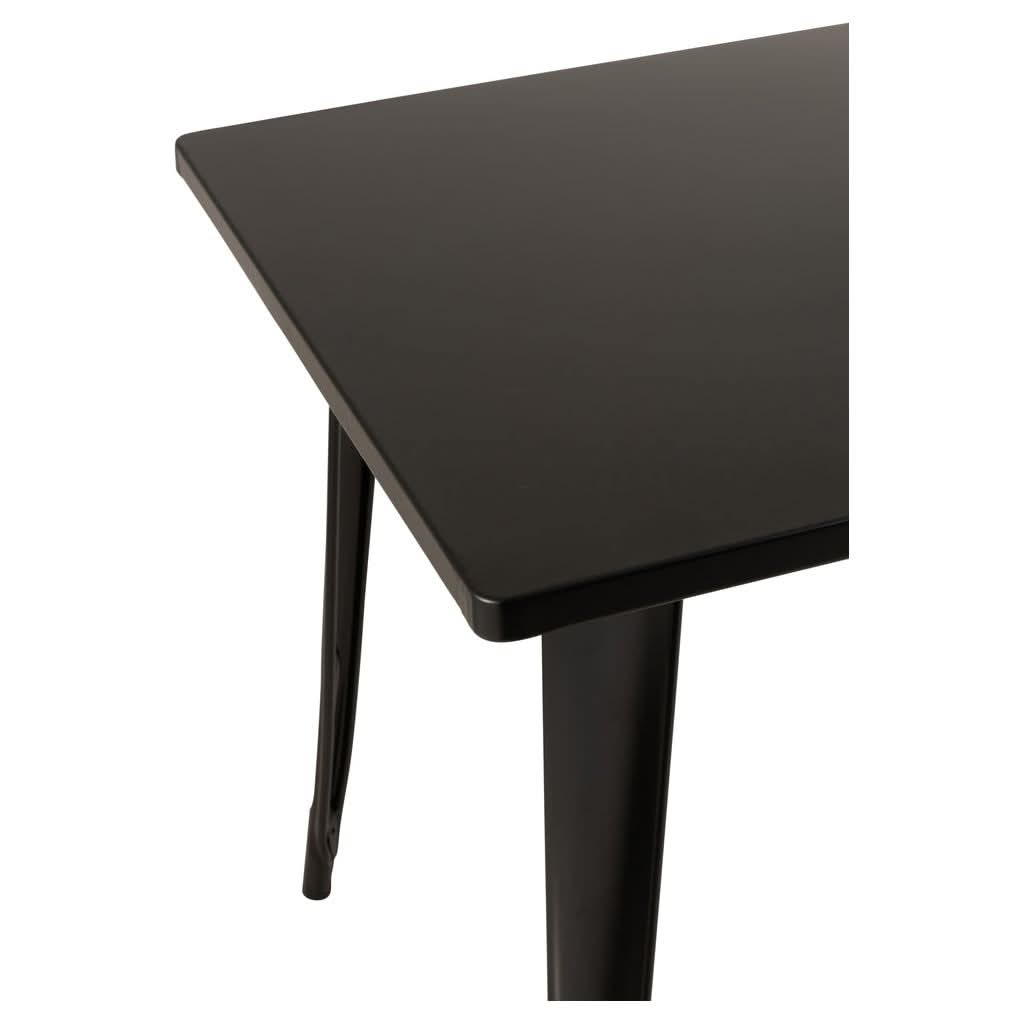 Table Bistro Métal Noir Design Moderne - Designix