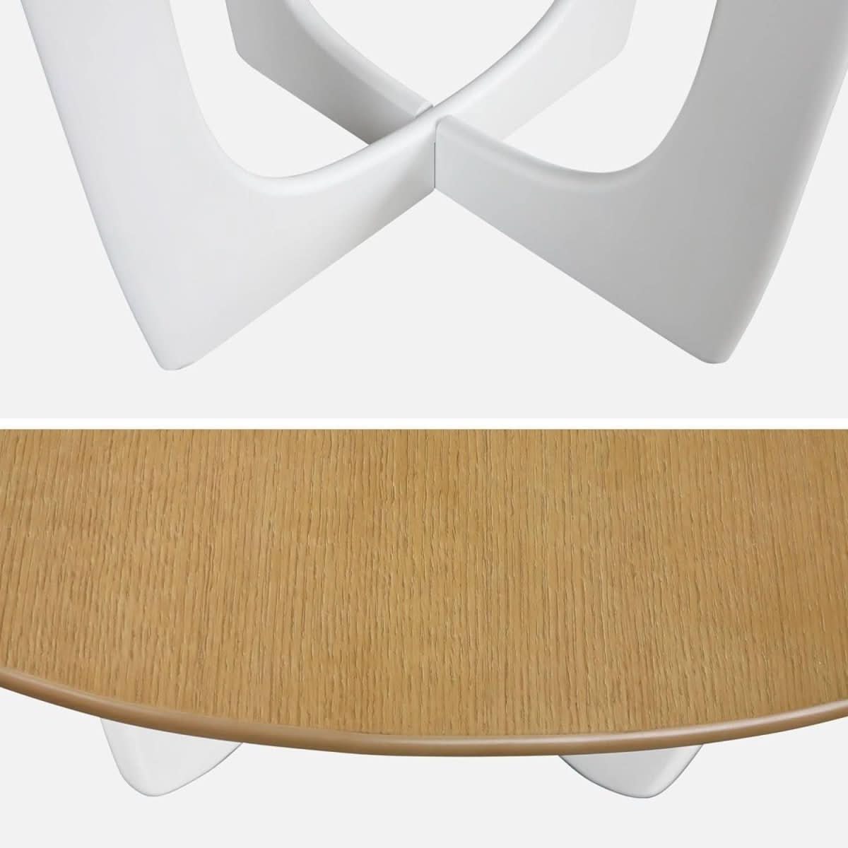 Table Carrée Manger Chêne | Tresse - Designix Table à Manger