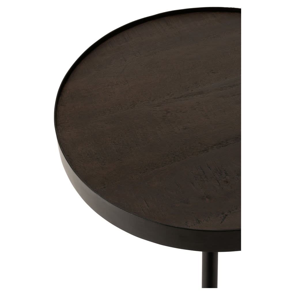 Table d'appoint en Mangue et Fer - Designix