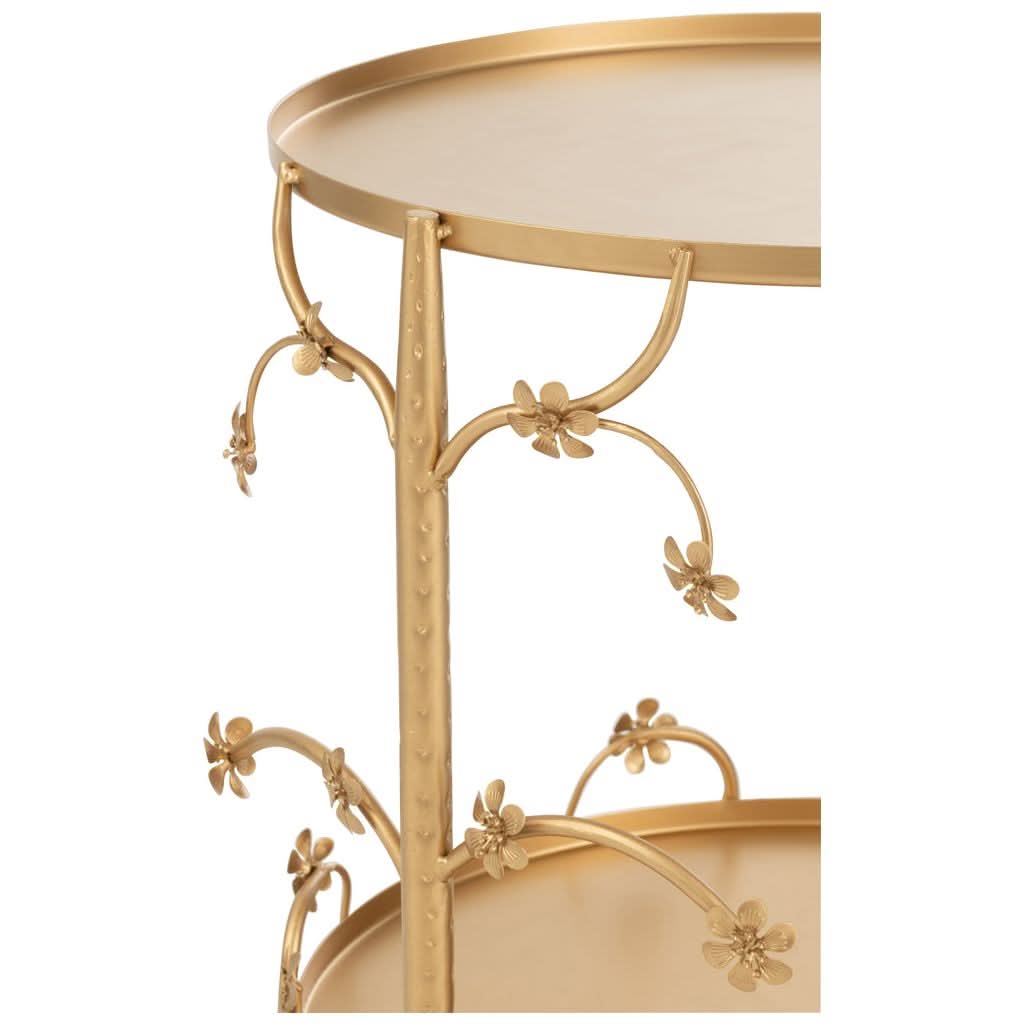 Table D'Appoint Métal Doré - Designix