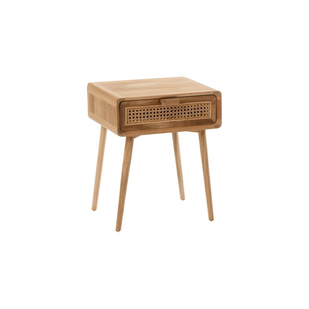 Table de Chevet Teck Naturel - Designix