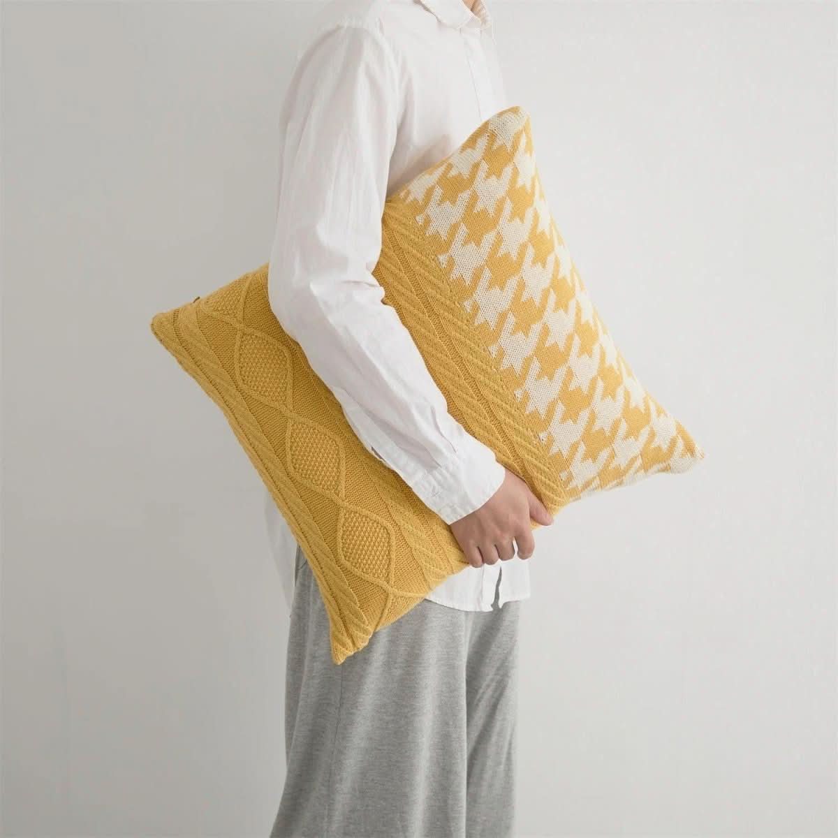 Taie d'Oreiller Douce | Confort Classique - Designix Taies d'oreiller Jaune 45x45cm