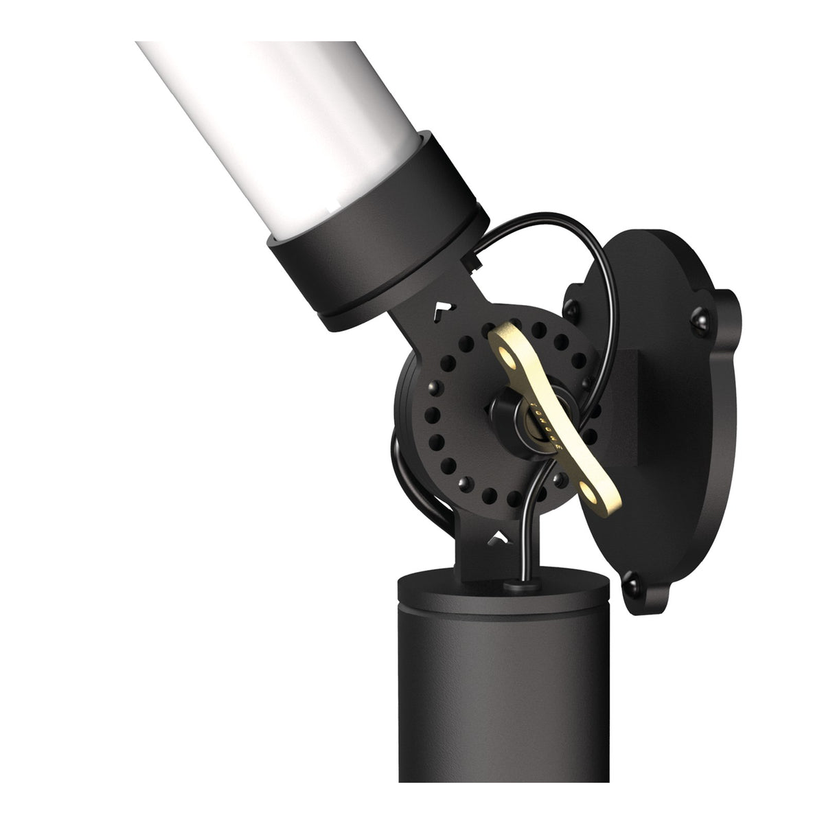 Applique murale LED Mr. Tubes, alimentation intégrée Noir fumé 2700 K Avec câble