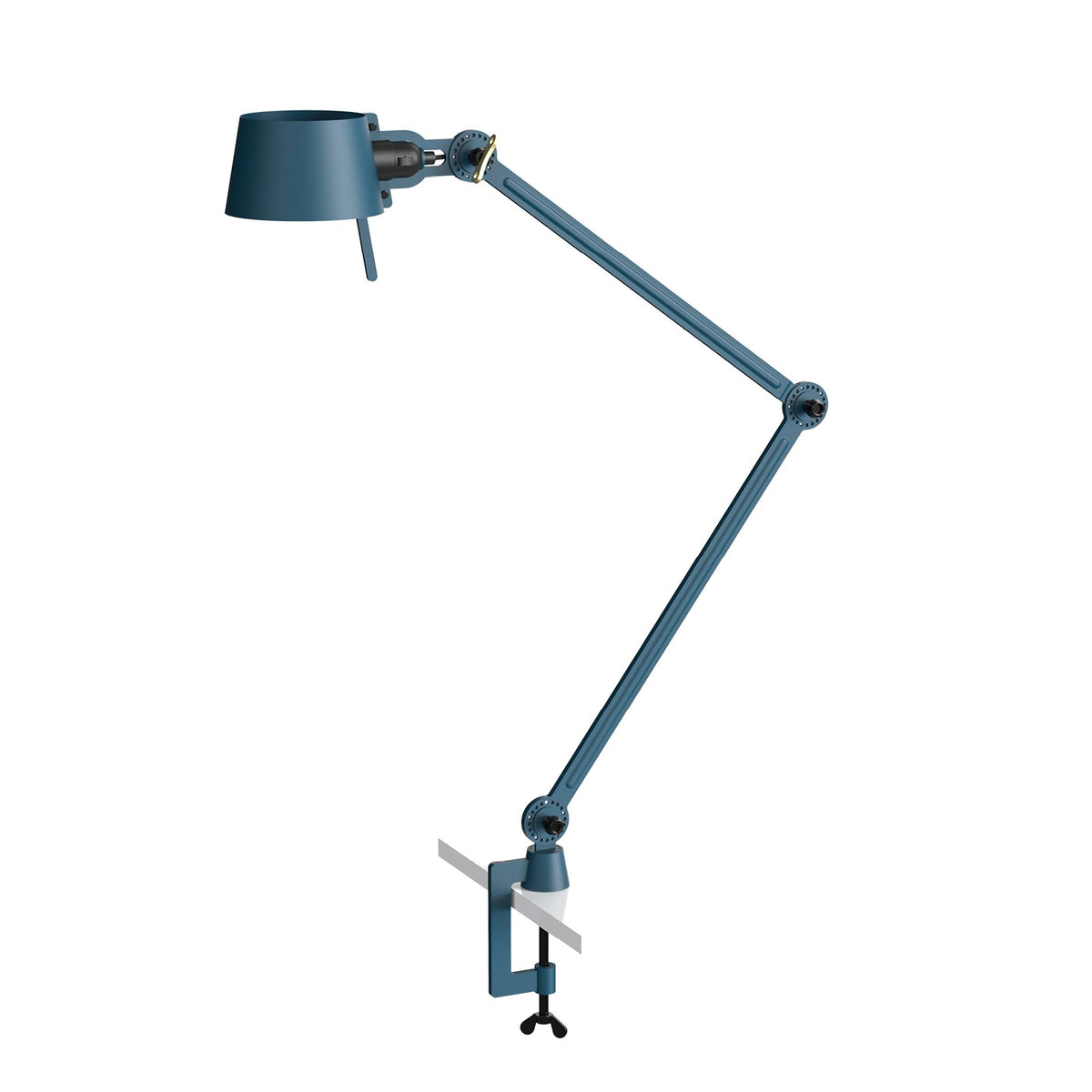 Lampe de bureau Bolt 2 bras à pince Bleu orage