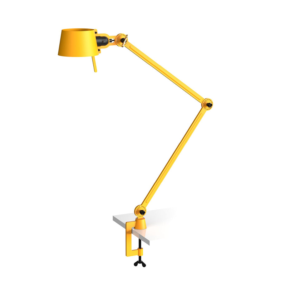 Lampe de bureau Bolt 2 bras à pince Jaune soleil