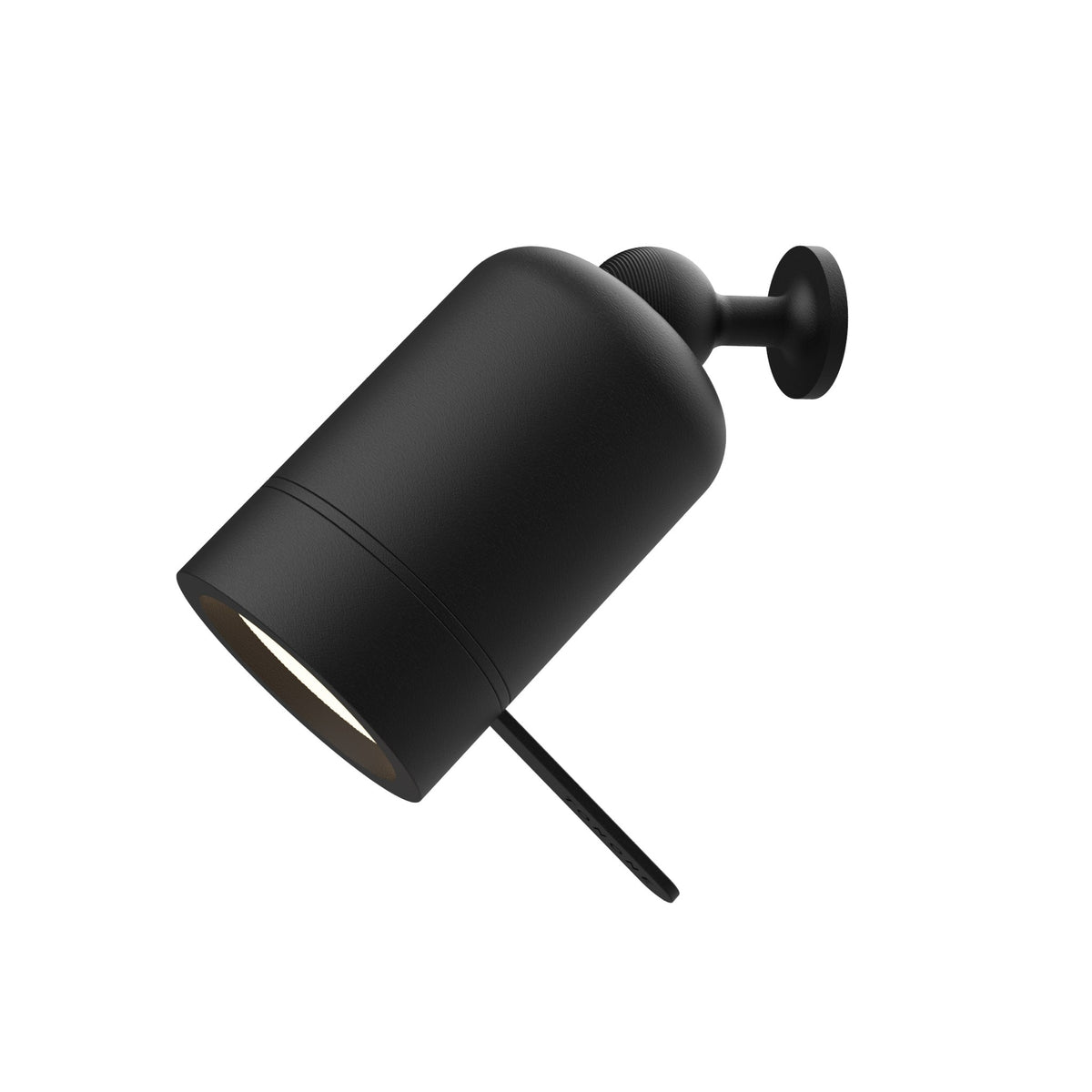 Lampe nomade LED One+ avec bouton mural Noir fumé