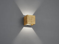Applique murale Brad bois, L 11 cm