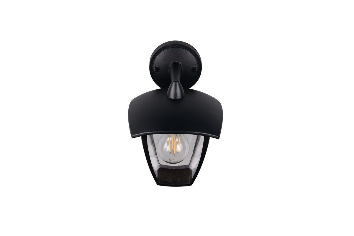 Applique extérieure Venta noire mat, H 24 cm (263260132)