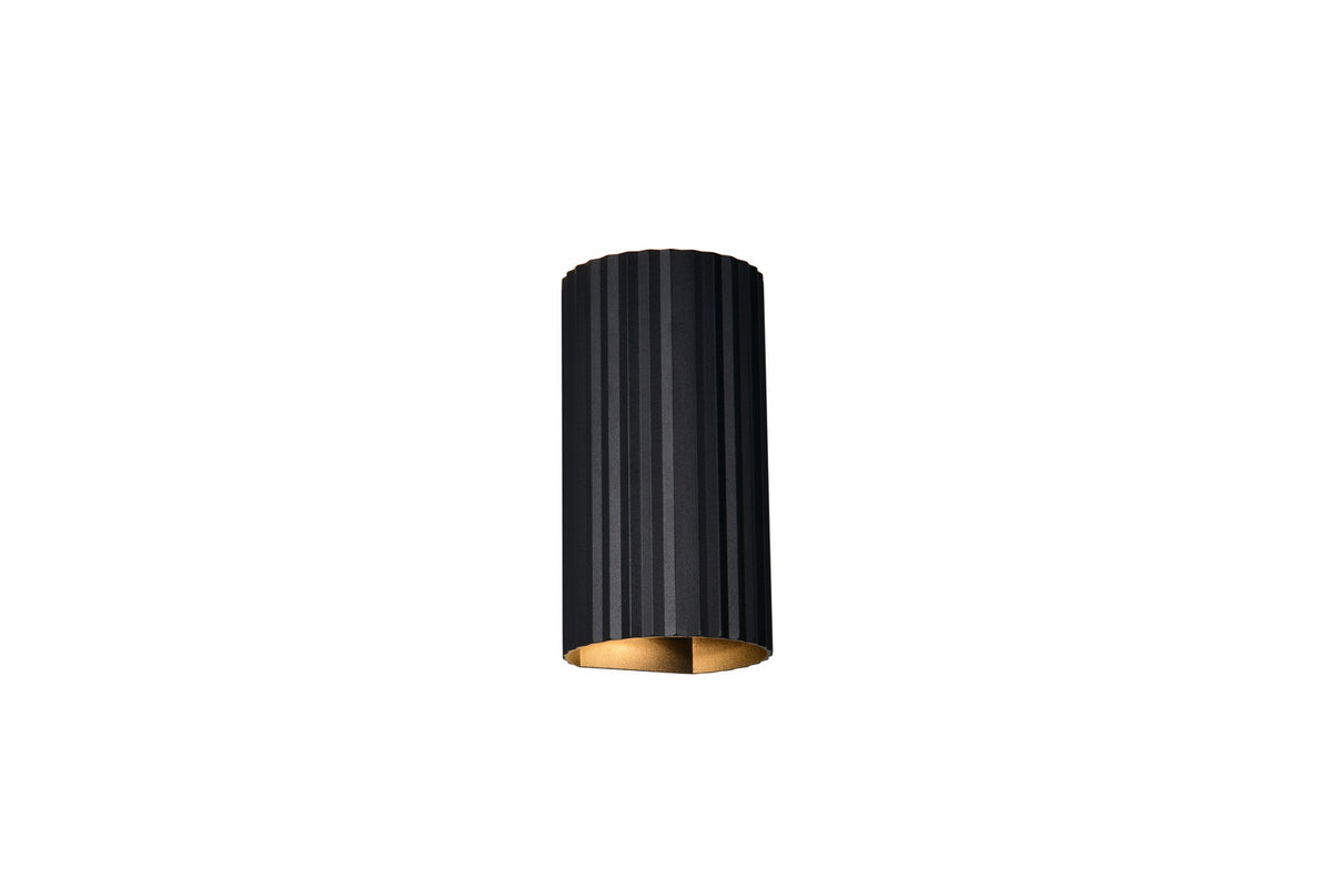 Applique murale Soka 2 lumières noire mat