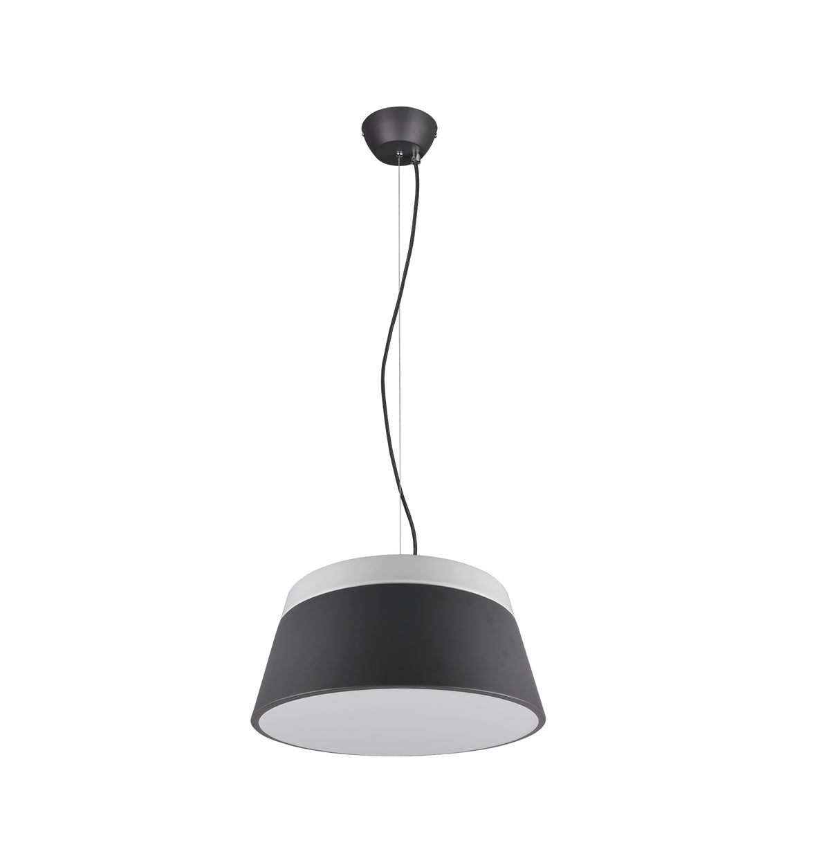 Suspension Baroness 3 lumières anthracite