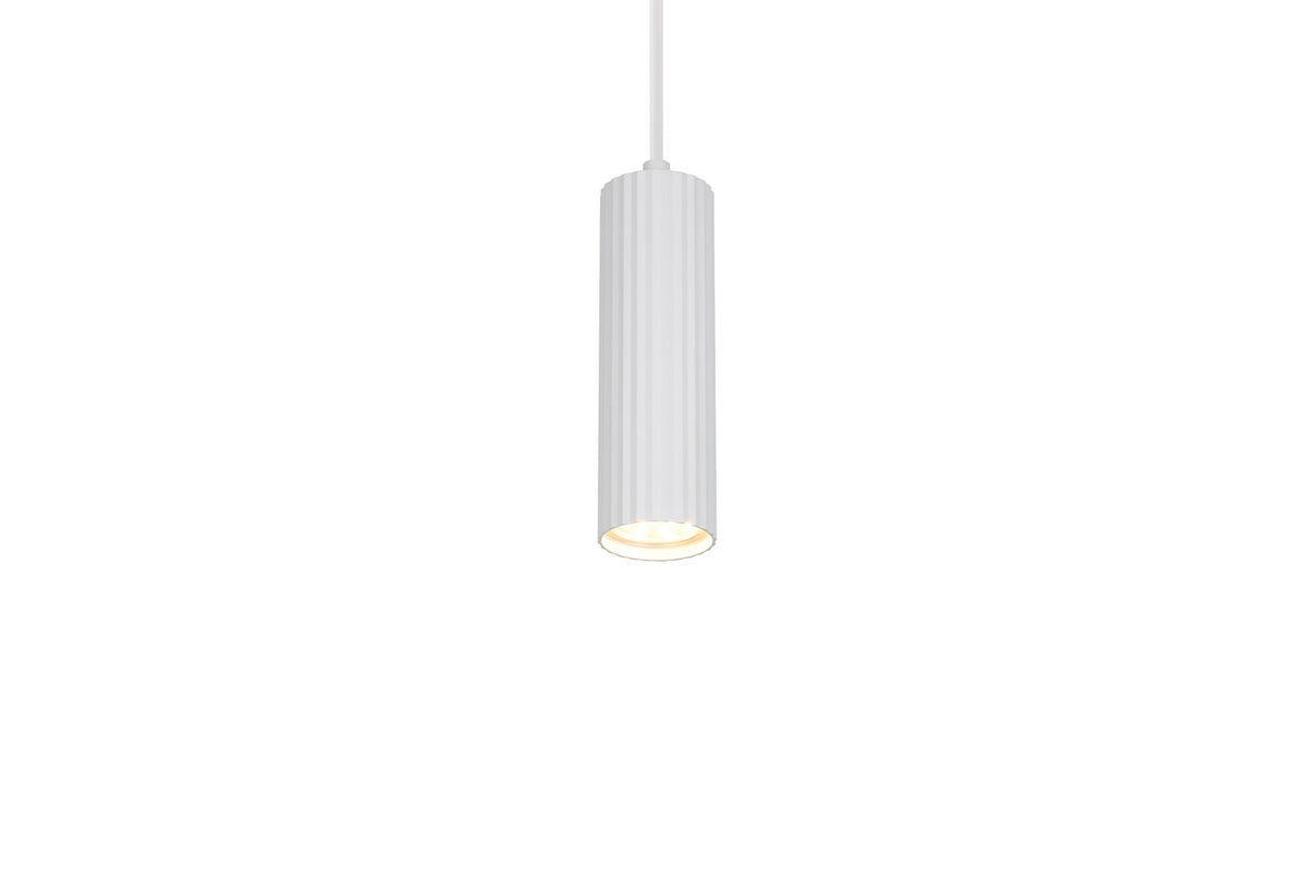 Suspension Soka blanche mat