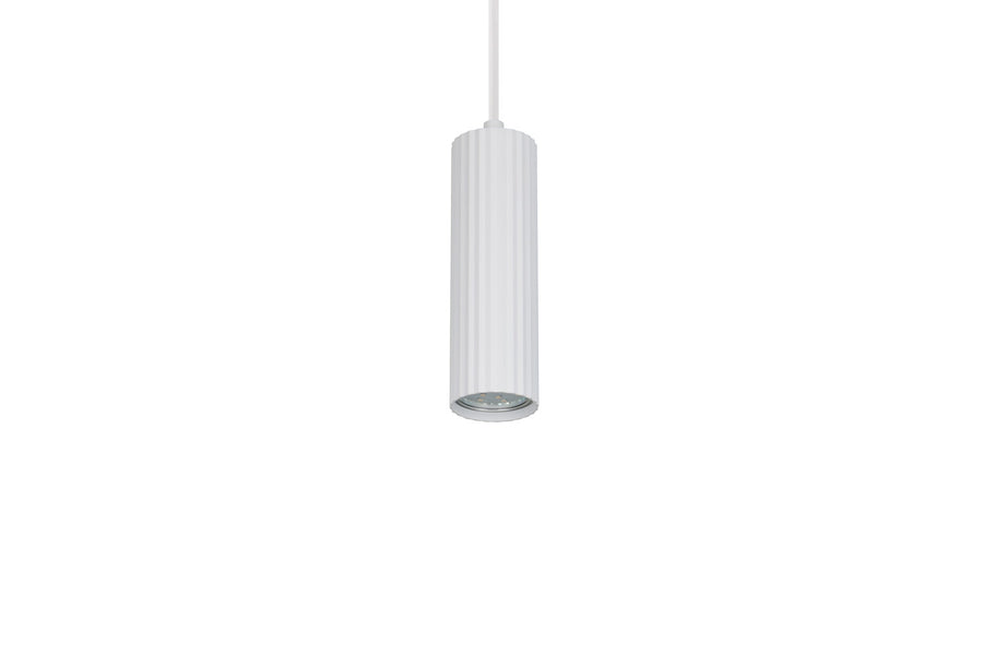 Suspension Soka blanche mat
