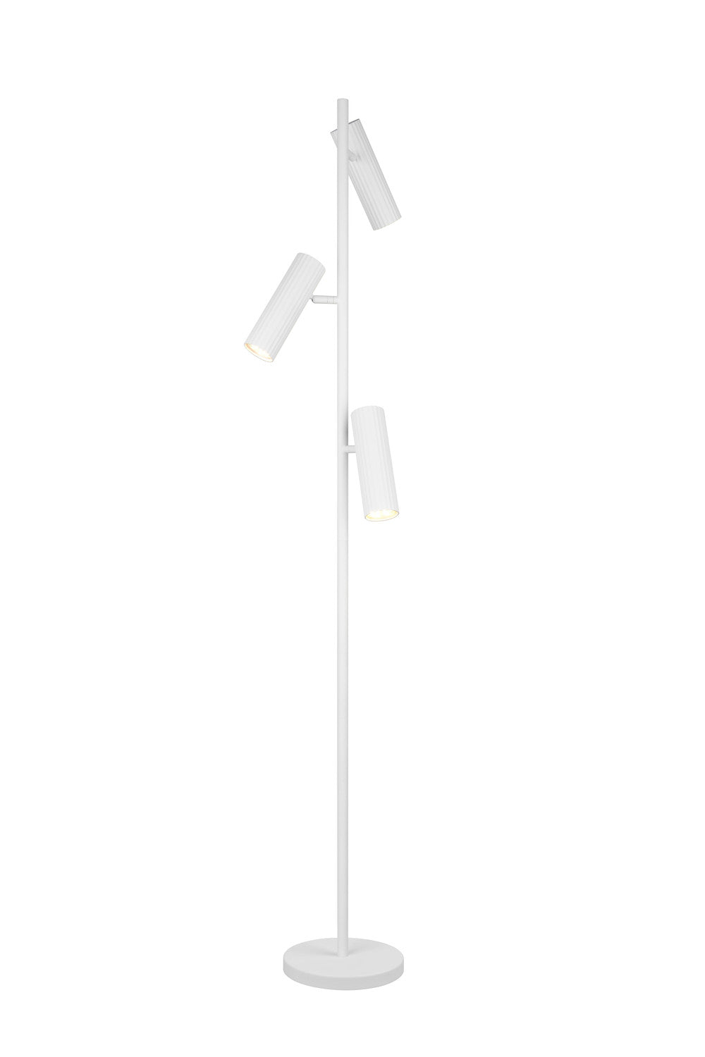 Lampadaire Soka 3 lumières blanc mat