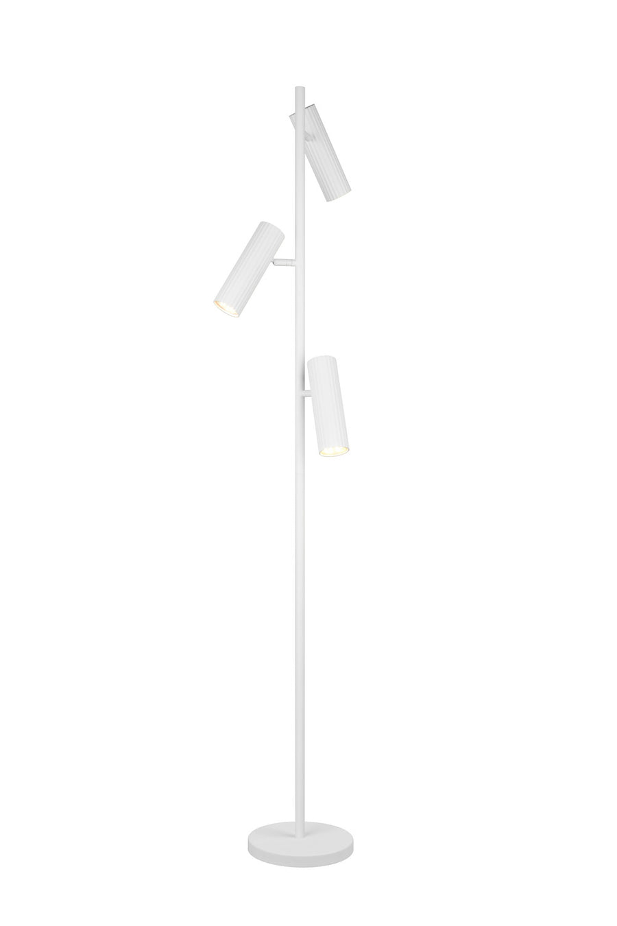 Lampadaire Soka 3 lumières blanc mat