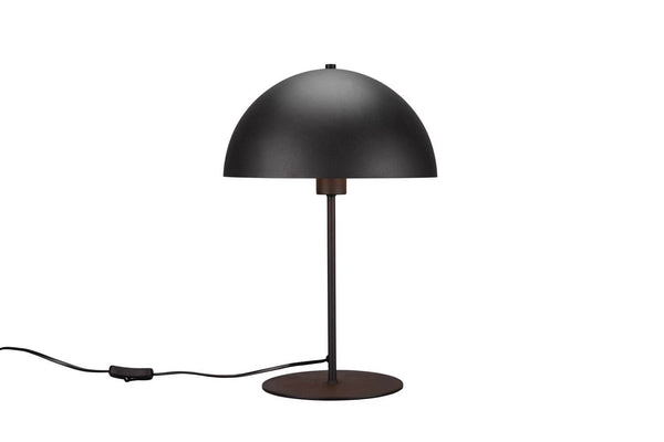 Lampe à poser Nola noire mat, H 45 cm