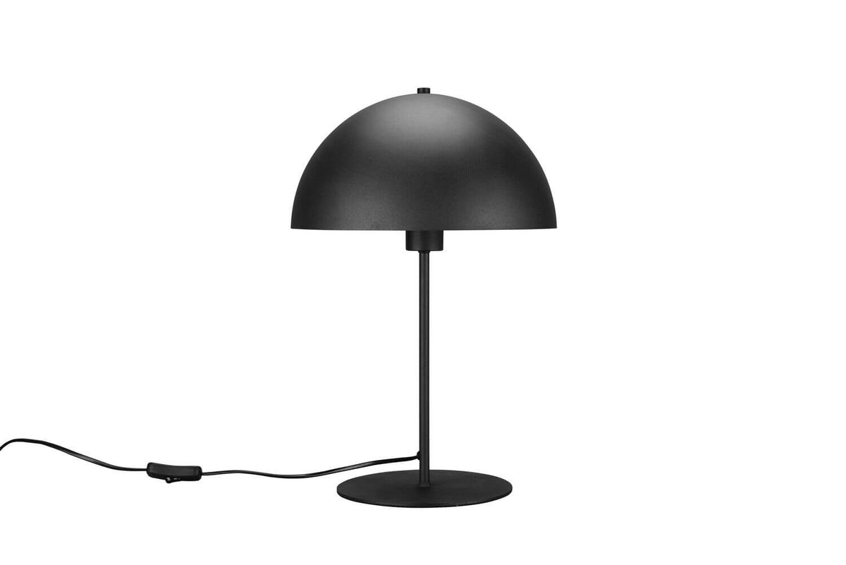 Lampe à poser Nola noire mat, H 45 cm