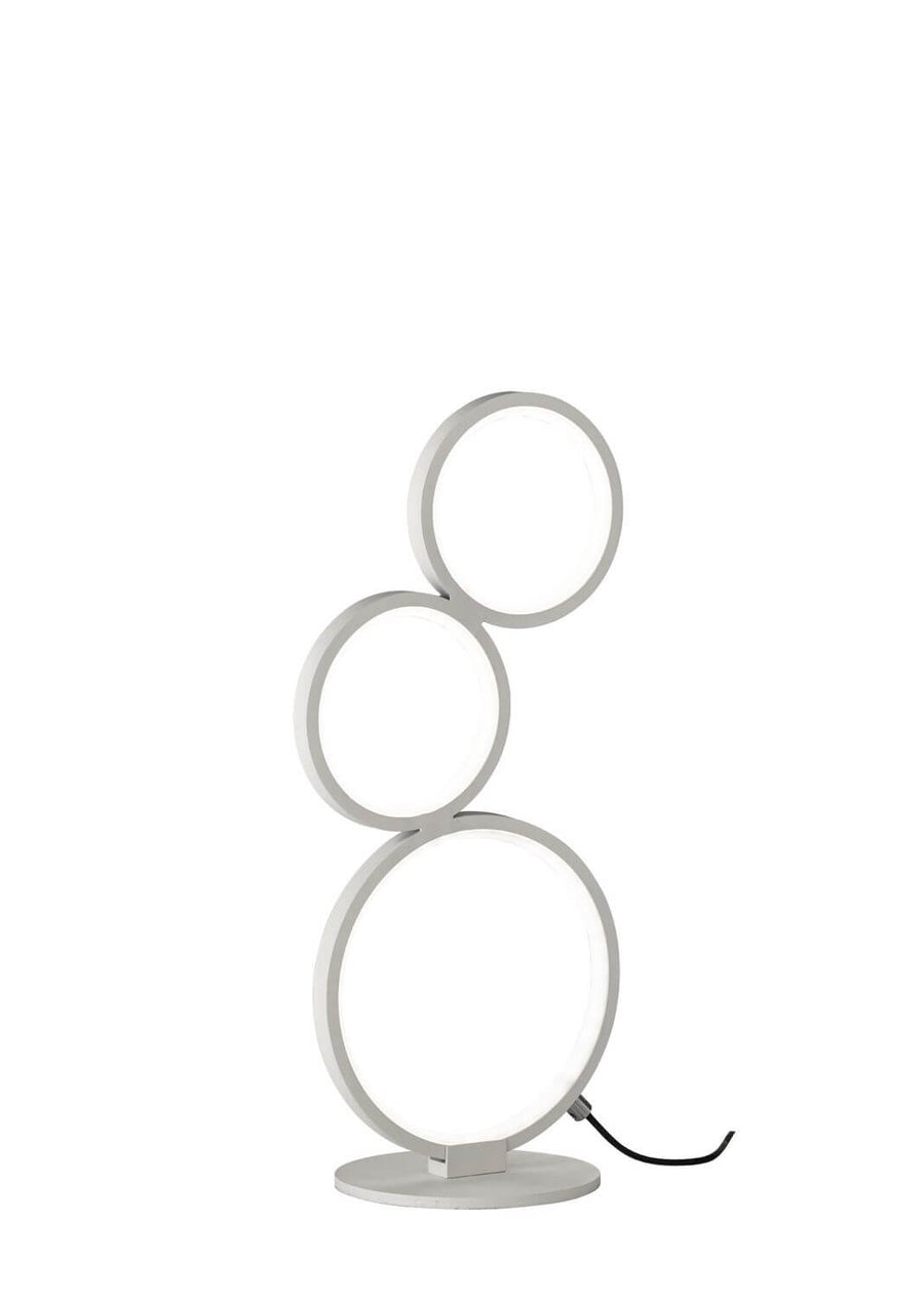 Lampe à poser Rondo blanche mat