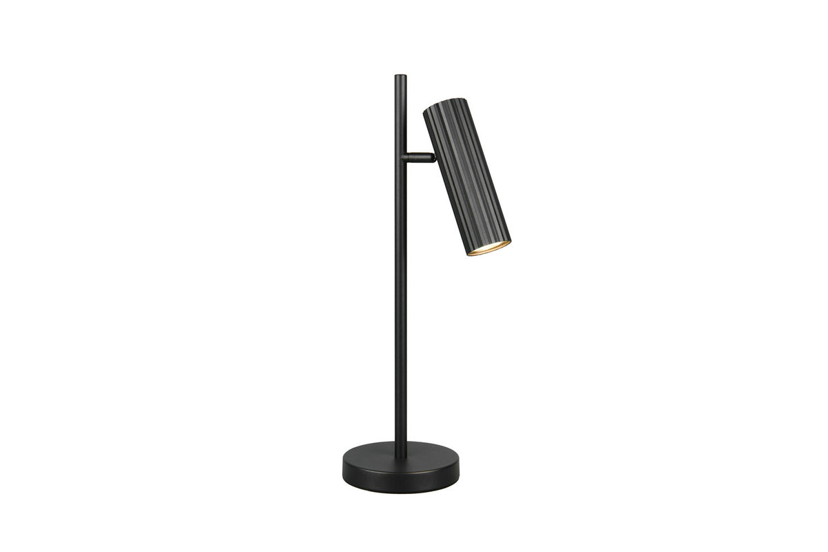 Lampe à poser Soka noire mat