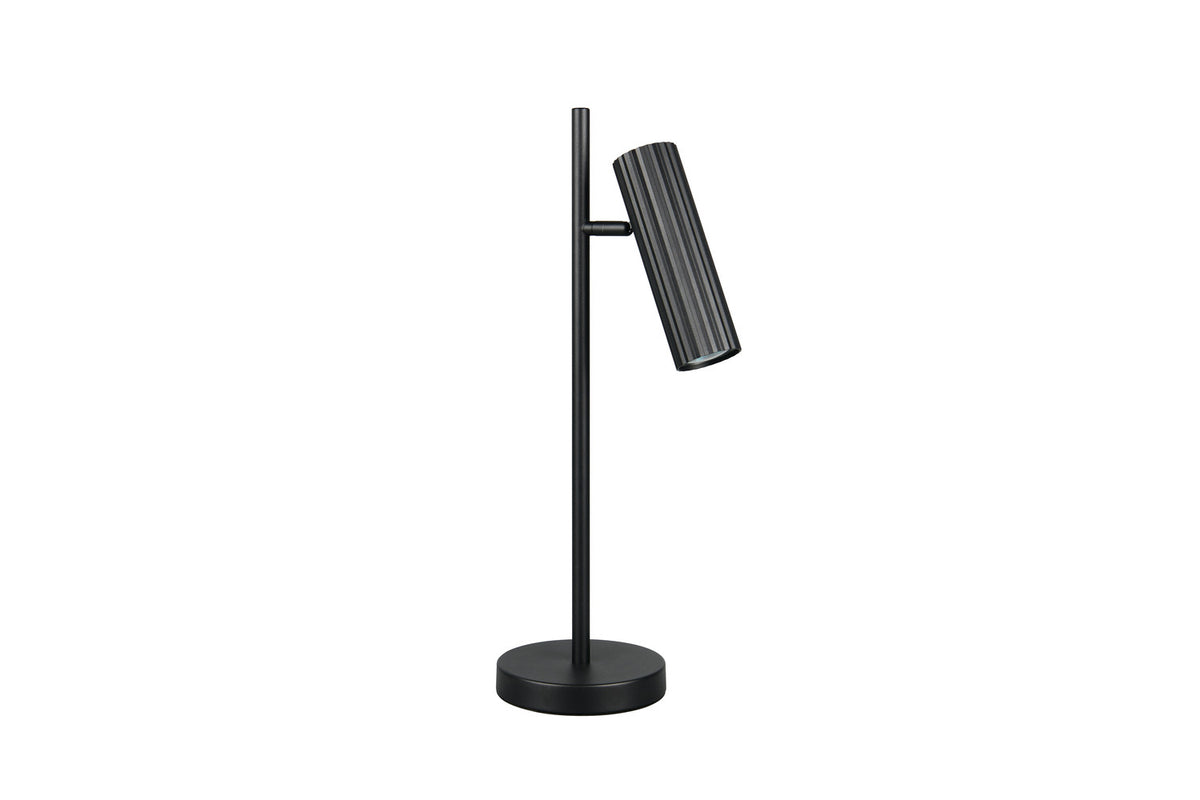 Lampe à poser Soka noire mat