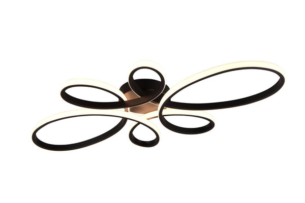 Luminaire plafonnier | Fly Noir L 83 cm