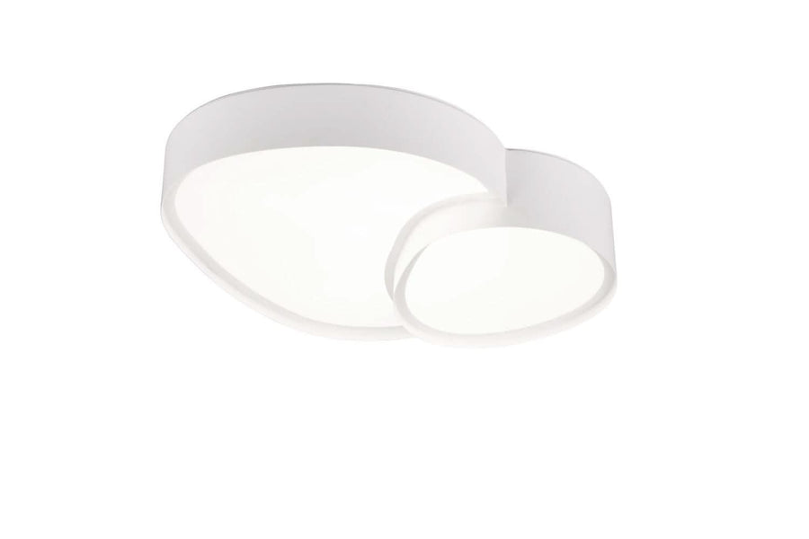 Plafonnier Rise blanc mat, L 43,5 cm