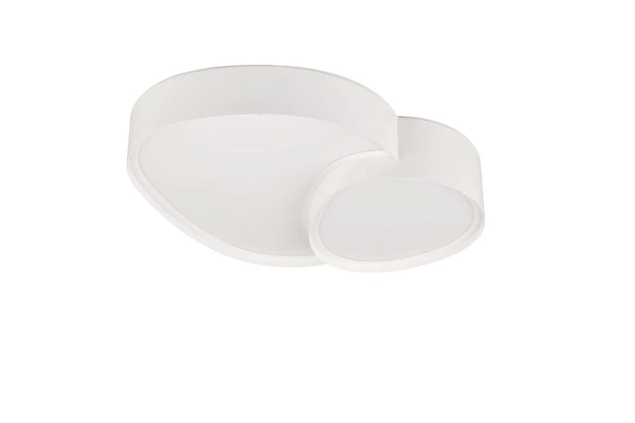 Plafonnier Rise blanc mat, L 43,5 cm
