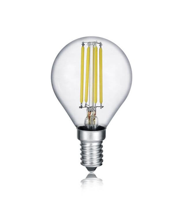 Ampoule LED E14 sphérique transparente, 4 W | Trio