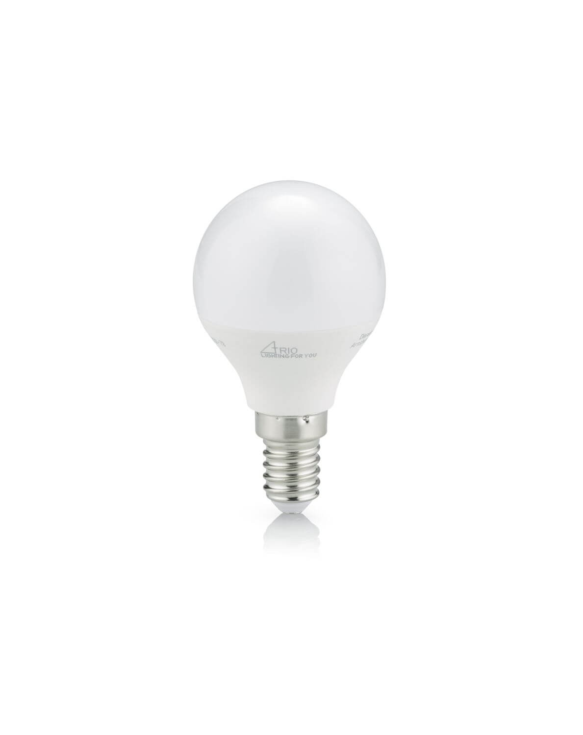 Ampoule LED E14 sphérique blanche, 4 W | Trio