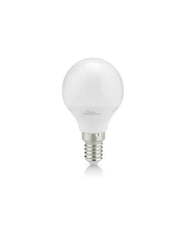 Ampoule LED E14 sphérique blanche, 4 W | Trio