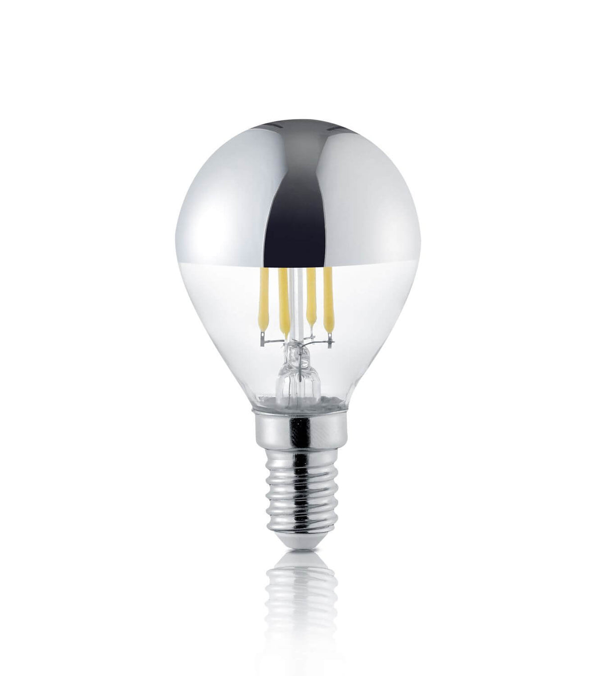 Ampoule LED E14 chromée, 4 W | Trio