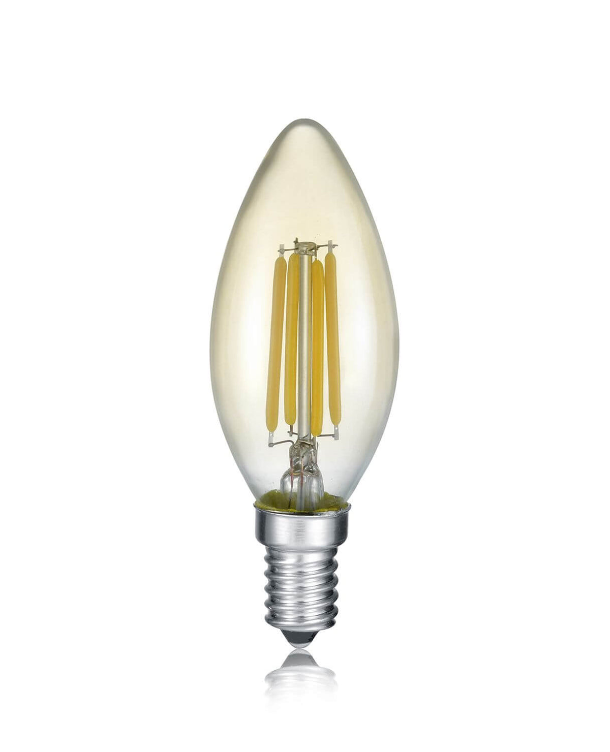 Ampoule LED E14 flamme ambrée, 4 W | Trio (989-479)