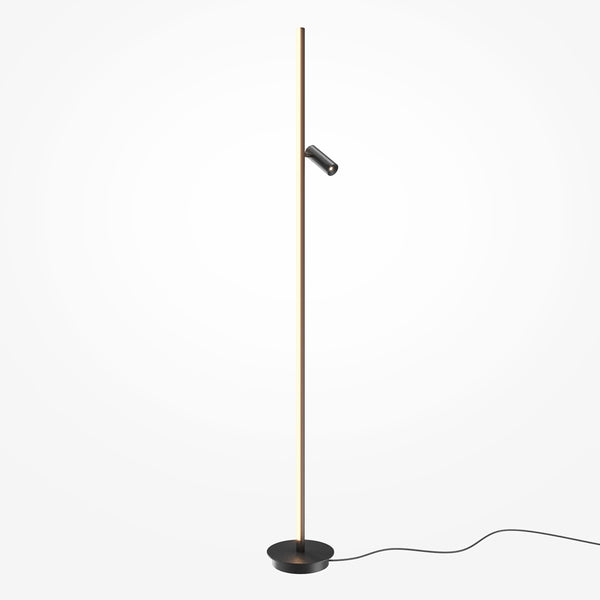 Schwarze Stehlampe Thin