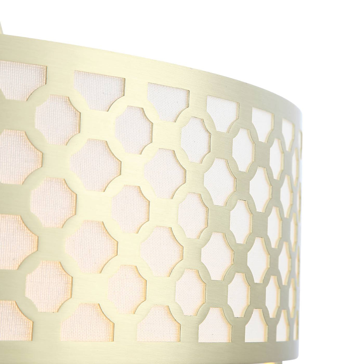 Suspension Verno, abat-jour tissu