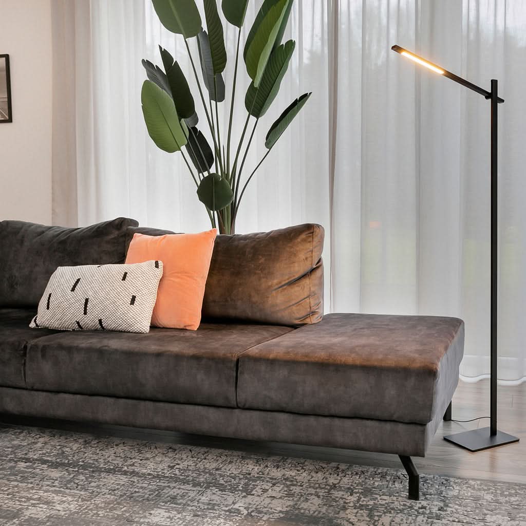 Lampe de sol Stekk 2690ZW Noir | Designix - - https://designix.fr