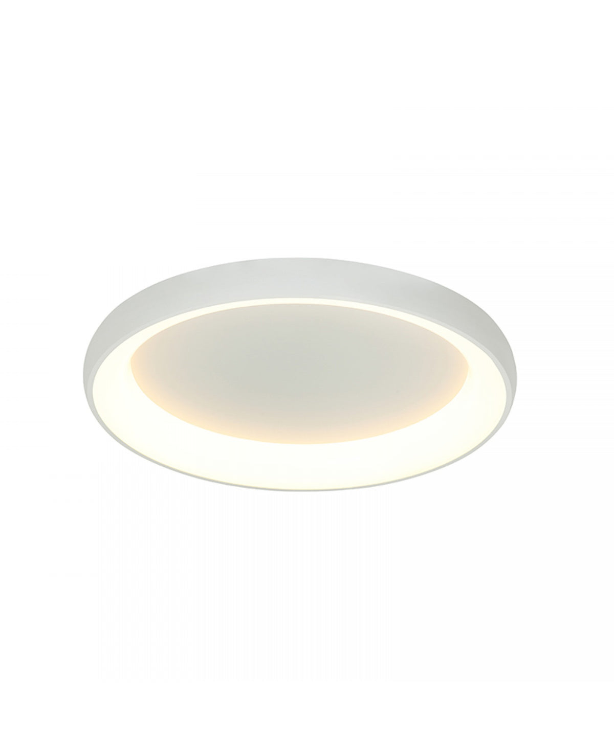 Plafonnier ZAMBELIS D600 43W DESIGN Blanc Sable 2049