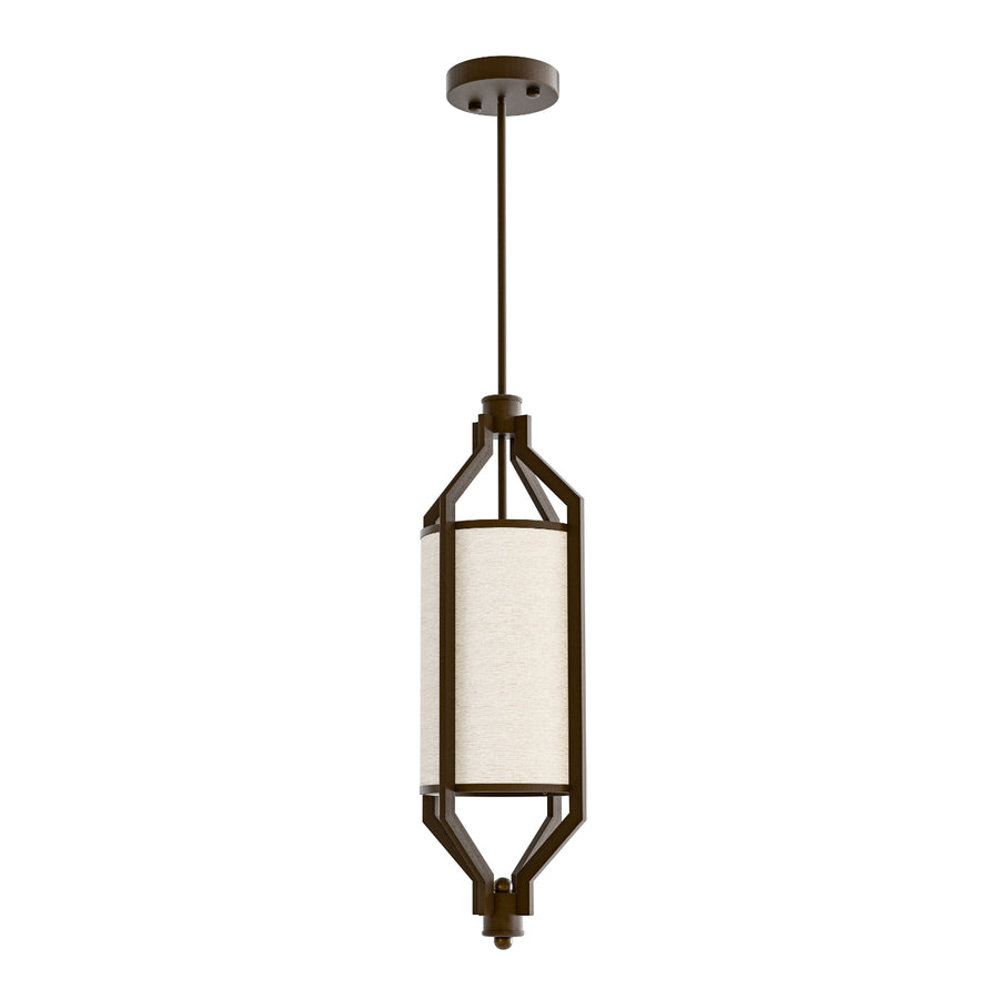 Suspension Zundo 20, abat-jour tissu