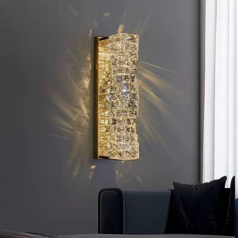 Applique Murale Cristal Éclatant | Jet - Designix Applique Murale Doré | S Sans ampoule