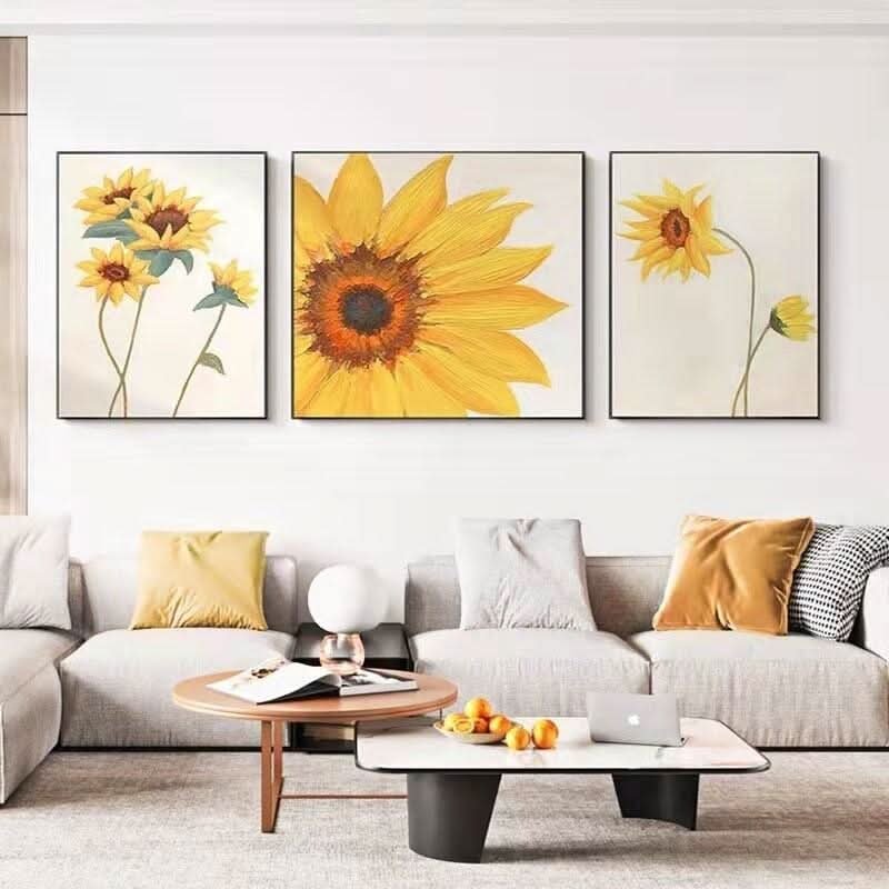 Poster Fleurs de Tournesol | Inspirations Sauvages - Designix Posters 50x70cm et 70x70cm