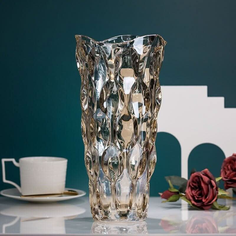 Vase Design Luxe | Éclat Innovant - Designix Vase Verre émaillé